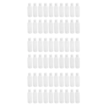 60 броя пластмасови бутилки за шампоан за обем 100 мл, пластмасови бутилки, за пътуване, контейнер за козметичен лосион