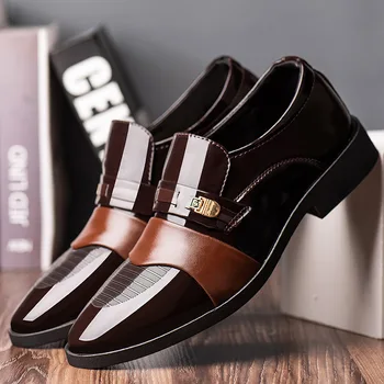 Мъжки лоферы, мъжки обувки, обувки за сватба-oxfords за мъже, официалната обувки, луксозни дизайнерски мъжки модел обувки Zapatos De Hombre De Vestir