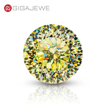 GIGAJEWE Moissanite, индивидуален португалски маслинено зелено, VVS1, скъпоценни камъни премиум-клас, россыпной диамант, последния тест, скъпоценен камък и за направата на бижута