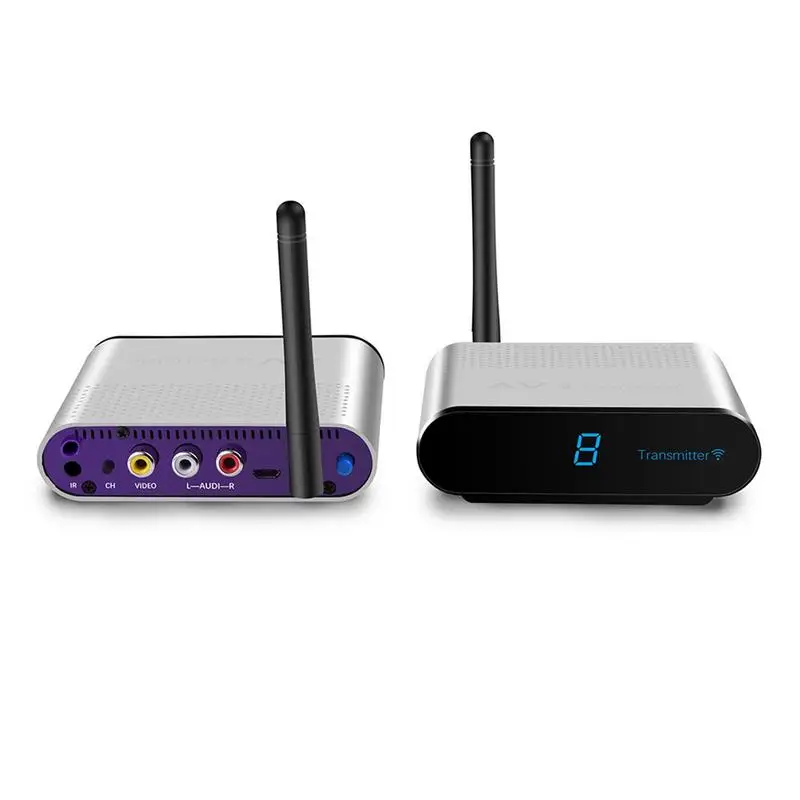 Безжична Av приемо-предавател на аудио и Видео предавател и приемник на дълги разстояния Безжична връзка към телевизорите1