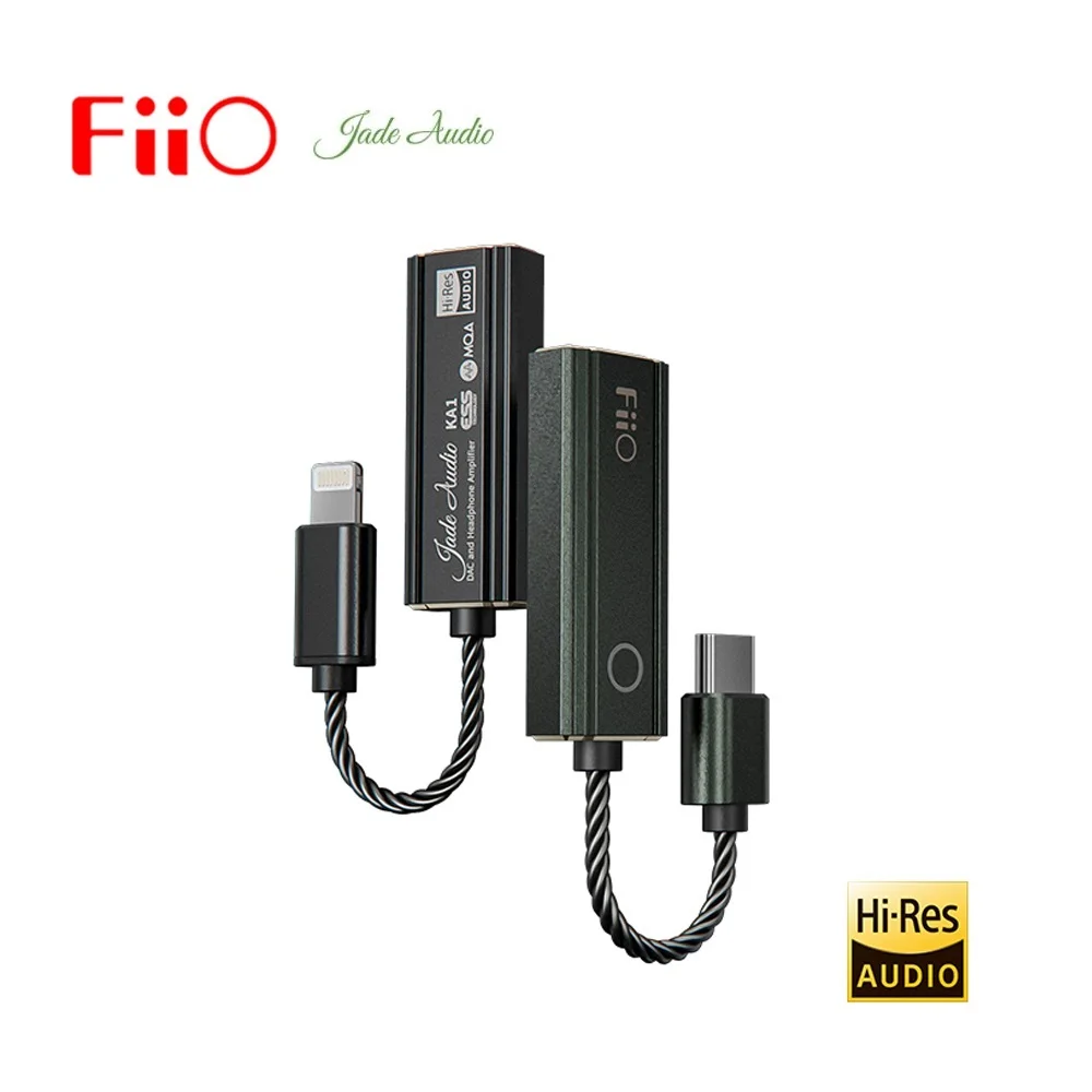 FiiO JadeAudio KA1 USB КПР AMP ES9281AC Pro MQA TypeC до 3,5 мм Ключ DSD256 HiFi Аудио Кабел Адаптер за Android и IOS и MAC Win100